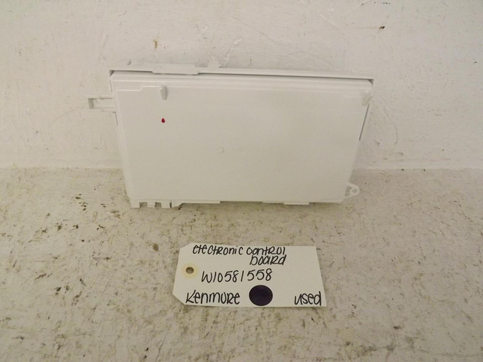 Kenmore Washer W10581558 Electronic Control Board Used Kenmore Washer W10581558 Electronic Control Board Used